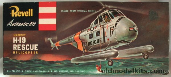 Revell 1/48 Sikorsky H-19 Rescue Helicopter 'S' Kit, H227-98 plastic model kit